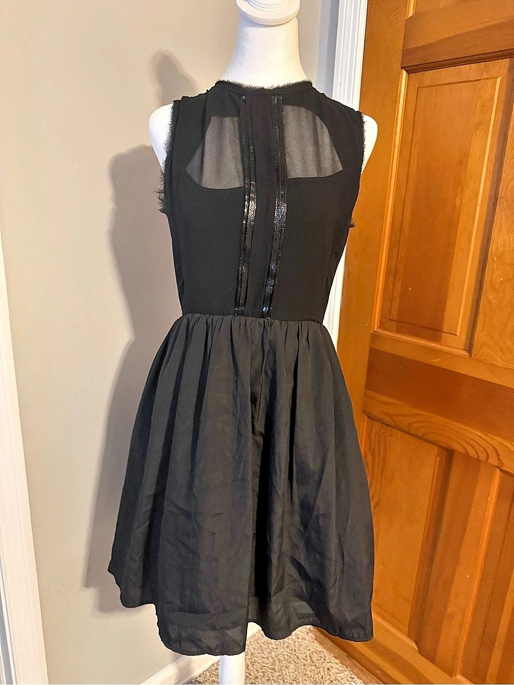 Jessica Simpson Black Mini Dress Size 10 Like New
